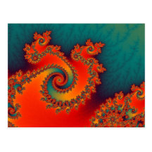 Circus Triple Twirl Postcard