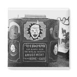 Circus Wagon Vintage 1937 Montana Photo Refrigerator Magnet