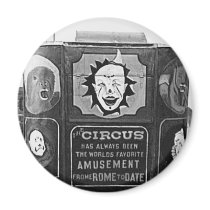 Circus Wagon Vintage 1937 Montana Photo Fridge Magnet
