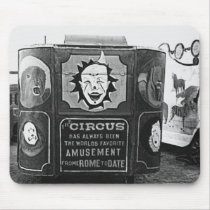 Circus Wagon Vintage 1937 Montana Photo Mousepad