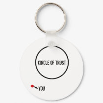 CIRLCLEOFTRUST keychains by WITTYDESIGNZ CIRLCLEOFTRUST keychains
