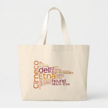 Cirneco dell Etna Canvas Bags