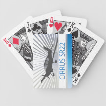 Cirrus SR22 Bicycle Card Deck
