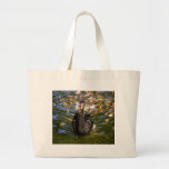 Cisne negro con comitiva bolsa de mano