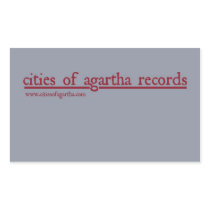 Cities of Agartha Records stickers