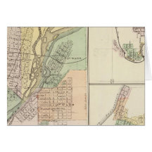 Cities of Centralia & Grand Rapids Greeting Cards