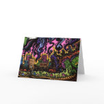 "Cities over my shoulder" Greeting Card