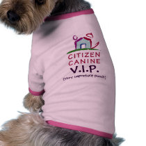 Citizen Canine VIP Pup Tee pet clothing by Citizen_Canine Citizen Canine VIP Pup Tee pet clothing
