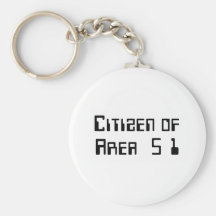 Citizen of Area 51 Keychain