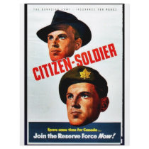 Citizen - Soldier flyers by ww2posters Citizen - Soldier flyers