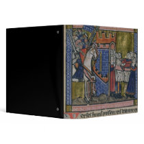 Citizens of Edessa Pay homage to Baldwin II Vinyl Binders