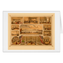 Citizens Volunteer Hospital by P.S. Duval 1862 cards