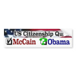Citizenship Quiz Bumper Sticker