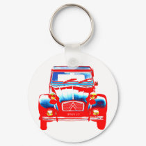 Citroen 2CV 2 keychains by minjean Citroen 2CV 2 keychains