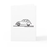 Citroen 2CV Greeting Cards