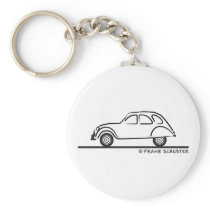 Citroen 2CV Keychains