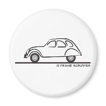Citroen 2CV Refrigerator Magnets
