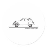 Citroen 2CV Stickers