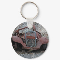 Citroen at Oradour France keychains