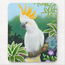 Citron Cockatoo Mousepad by twopurringcats Citron Cockatoo Mousepad