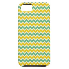 Citrus and Lime Chevron Yellow Green Zigzags iPhone 5 Case