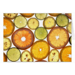 citrus blank greeting card