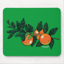 citrus branch mousepad