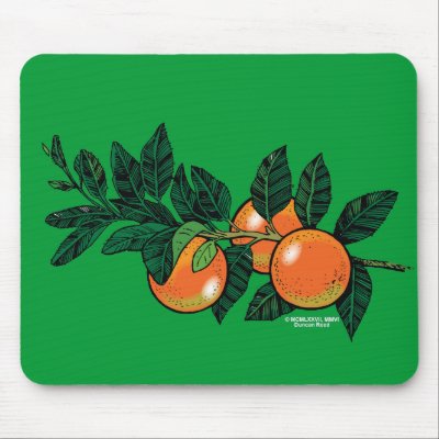 citrus branch mousepad by Duncan_Reed