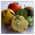 Citrus Fruit Clock