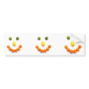 Citrus Fruit Smiley Smile bumper stickers by thekingchivas Citrus Fruit Smiley Smile bumper stickers