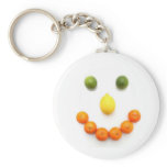Citrus Fruit Smiley Smile Keychains