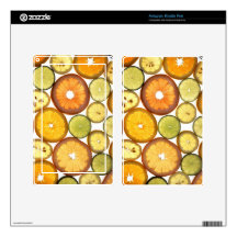 Citrus Fruits Decals For Kindle Fire