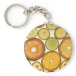 Citrus fruits key chain