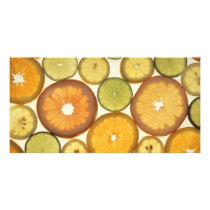 Citrus fruits picture card