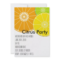 Citrus Party Invitation