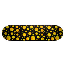 Citrus Polka Dot Skateboard by SayItWithColor Citrus Polka Dot Skateboard