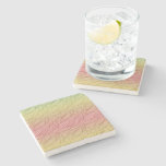 Citrus Punch Ombre Abstract Stone Beverage Coaster