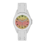 Citrus Punch Ombre Abstract Wristwatches