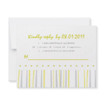 Citrus Response Card Personalized Announcement
