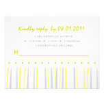 Citrus Response Card Personalized Announcement