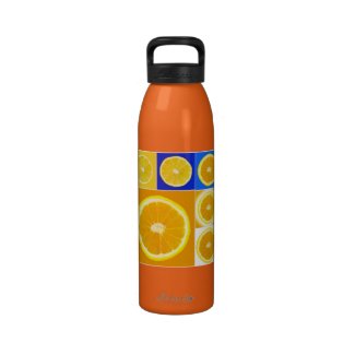 citrus reusable water bottle