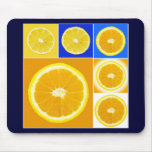 citrus slice mouse pads