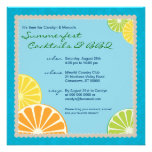 Citrus Summer Party Personalized Announcement