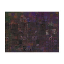 City Abstract postcards