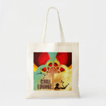 City Bag ``Retro Flower Chill LoungeAbstract´´