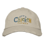 City Chicken Farmer Embroidery Hat embroidered hats