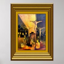 City Crucifixion - Large Poster