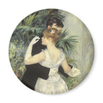 City Dance by Pierre Auguste Renoir Refrigerator Magnet
