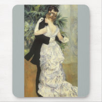 City Dance by Pierre Auguste Renoir Mousepads