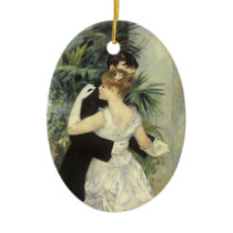 City Dance by Pierre Auguste Renoir Christmas Tree Ornaments